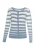 usha Vest Dames Denimblauw wolwit