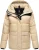 Ragwear Winterjas ‘Wikesh’  beige / zwart