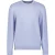 No Excess Pullover Crew Neck Melange Blue