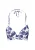 LingaDore Bikinitop  blauw / wit