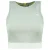 Puma x Selena Gomez Crew Neck Mouwloze Grijze Womens Crop Top 579787 01