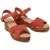 White Stuff Gerainiam Leather Low Clog Mid Orange