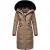 Navahoo Dames Winterjas Fahmiyaa – Lang, Warm & Functioneel met Capuchon