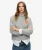 Workwear Losse Trui met Borduursel en Ronde Hals Grijs