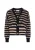 BLONDA Gebreid vest  sand / zwart