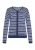 SANIKA Gebreid vest  marine / wit