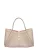 Luisa Vannini Beige Rundleer Tas