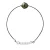 LOVE armband LINK Tahitian Pearl Ringed 10-11mm Link Nylon Black 925