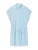 TOM TAILOR DENIM Jurk  hemelsblauw / wit
