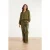 Smashed Lemon Top met v-hals en decoratieve fringe structuur |