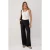 TRENDYOLMİLLA Dames Zwart Effen Wijde pijp Hoge taille Broeken