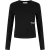 Malelions Women Members Society Longsleeve Top | Black