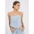 Norr Ninni tube denim top –