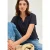 Cecil Dames Casual Shirt in tuniek-look in Blauw