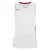 Nike Basketbalshirt met V-hals voor heren (Wit/Uni-rood)
