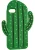 Mister Tee Smartphonehoesje ‘Cactus’  pasteelgeel / grasgroen / zwart