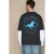 Oversized T-shirt met ronde hals en print