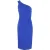 Roland Mouret midi-jurk met één schouder in blauwe viscose