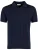 Thomas Maine poloshirt v-hals donkerblauw merinowol