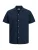 JJ Rebel Overhemd ‘JREBMOSS SUNNY RESORT’  navy