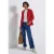 Street One Dames Basis blazer in Rood