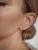 Hey Happiness Oorbellen ‘Black Triad’  zilver