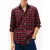 Tommy Hilfiger Mercerized Tartan Regular Fit Shirt Regatta Red