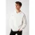 Oversized sweatshirt met V-hals van ribstof