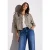 Street One Dames Overhemdblouse met borstzakken in Bruin