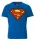 LOGOSHIRT Shirt ‘Superman Logo’  blauw