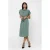 ONLY blousejurk ONLHANNOVER met all over print en ceintuur groen
