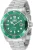 Invicta Pro Diver 50826 Herenhorloge – Quartz Uurwerk – Roestvrij Staal met Groene Wijzerplaat – 42 mm