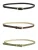 PIECES Riem  bruin / lichtgroen / zwart