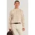 Ted Baker Ribbed Houndstooth Crew Neck Ecru