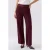 OUI wide leg broek – donkerrood