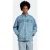 Lyle & Scott Oversized Denim Jacket Light Rinse Wash