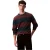 Calvin Klein Heren Jeans Stripe Relaxed Fit T-shirt met lange mouwen (Marine)