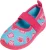 PLAYSHOES Huisschoenen ‘Eulen’  turquoise / pink