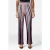 Moschino Striped Lurex Trousers White
