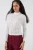 Gestructureerde Slanke Pasvorm Halve Colblouse