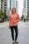 Zip73 Blouse Cut-out W25/200/04/850 Blouse 850 Metallic Coral