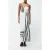 French Connection Genevieve Ariette Midi Dress White/black