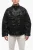 Meerdere zakken LOOSE WASHED leren jas in zwart