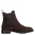 Unisa leren enkelboots – donkerbruin
