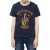 Harry Potter Jongens Gryffindor Katoenen T-Shirt (Marineblauw)