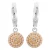 Orphelia ‘Leanna’ Dames 925 Sterling Zilveren Set: Ketting-Pendant + Oorbellen – Zilver/Rozé SET-7120