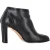 Salvatore Ferragamo Geleerde Hoge Enkelboots met Rits in Zwart Leer