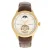 Heritor Automatische Gregory Semi-Skelet Leather-Band Horloge