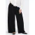 ONLY CARMAKOMA wide leg regular waist broek zwart
