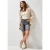 Cecil Dames Casual fit denim shorts in Grijs